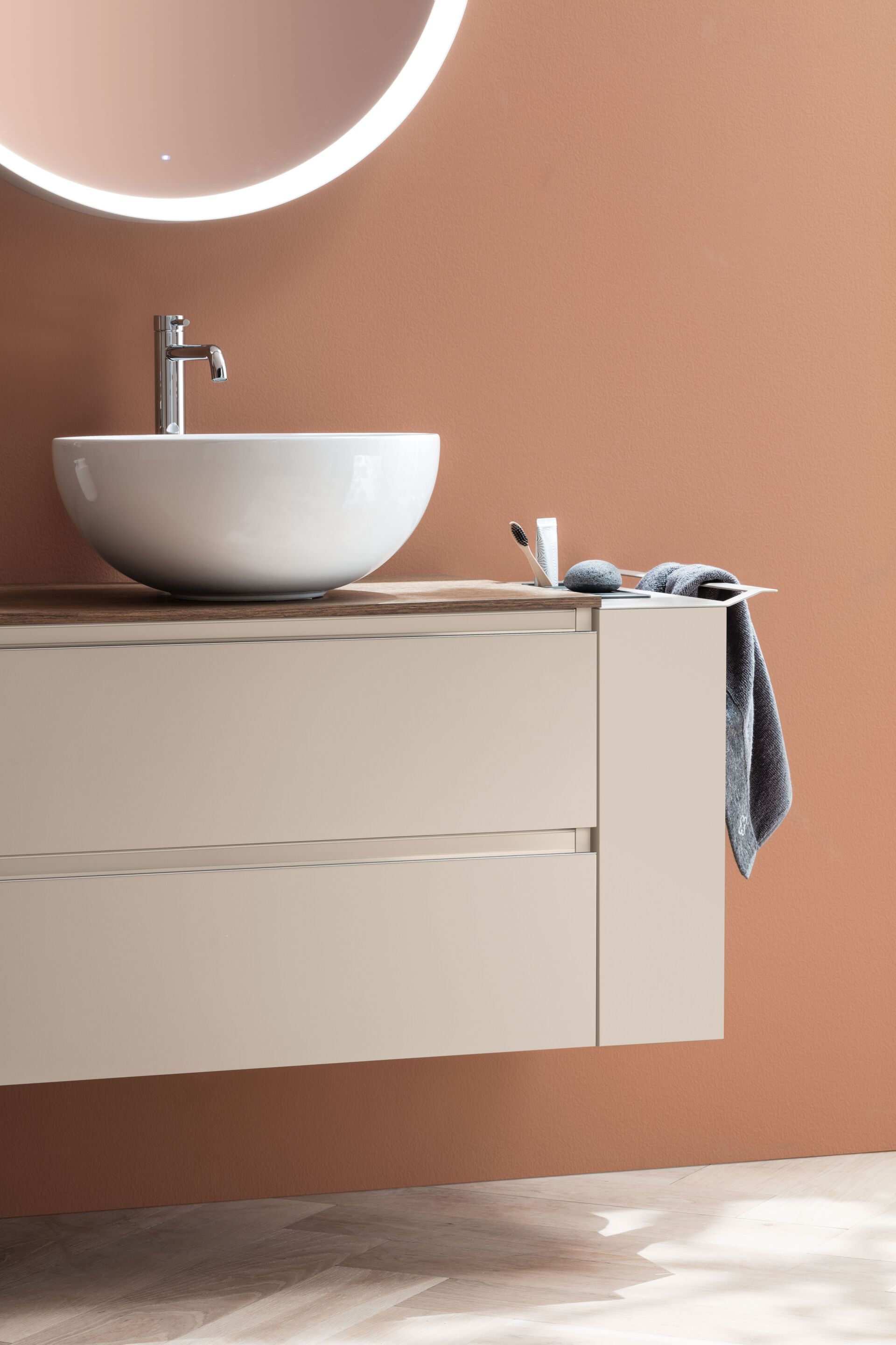 Подвесной умывальник из термо текстурированного и матового лака ARBLU Dress System ARCH-00078274 - Вид №4