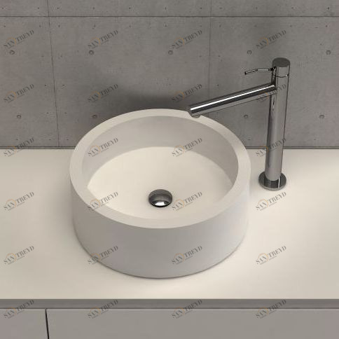 46673 Накладная раковина на столешницу  овальная Dimasi 