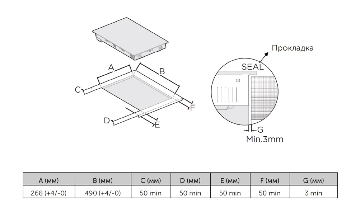 9220646 Электрическая варочная поверхность Akpo PKA 309004 BL STDN-0015617 - Вид №6
