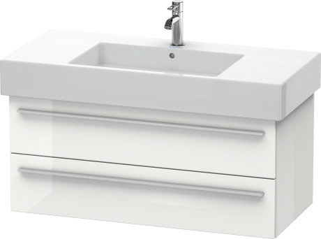 XL635301818 X-Large Тумбочка подвесная Белый матовый, декор Duravit - Вид №2