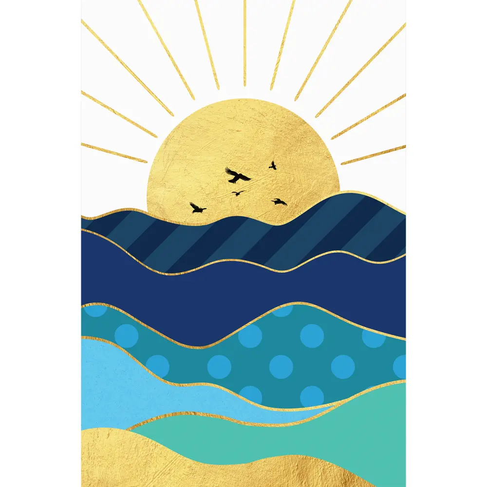 Картина на холсте Постер-лайн Восход 40x60 см STLM-2174074