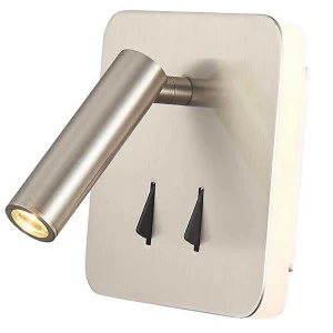 Спот настенный светодиодный с выключателем никель Smile Loft 2019-N LOFT IT SMILE 00-3891664 Никель