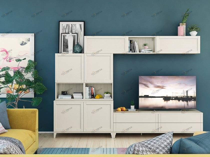 CREO Kitchens Модульная лакированная стенка для хранения Contempo sun-id-1476659