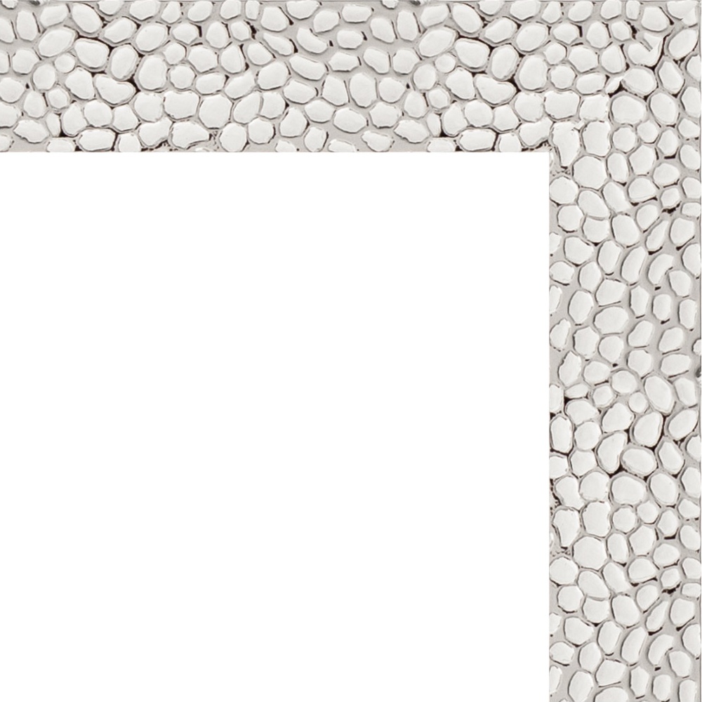 BY 3290 Зеркало в багетной раме - чеканка белая 46 mm EVOFORM Definite - Вид №5