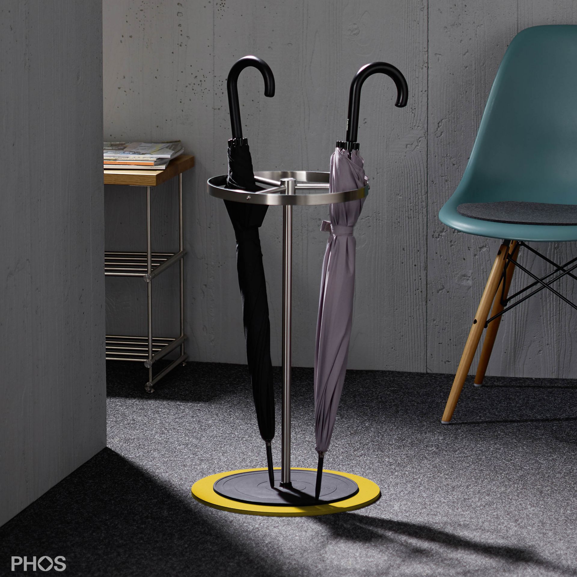 SST-BPGe Подставка для зонтов anselma, основание: желтое. PHOS 