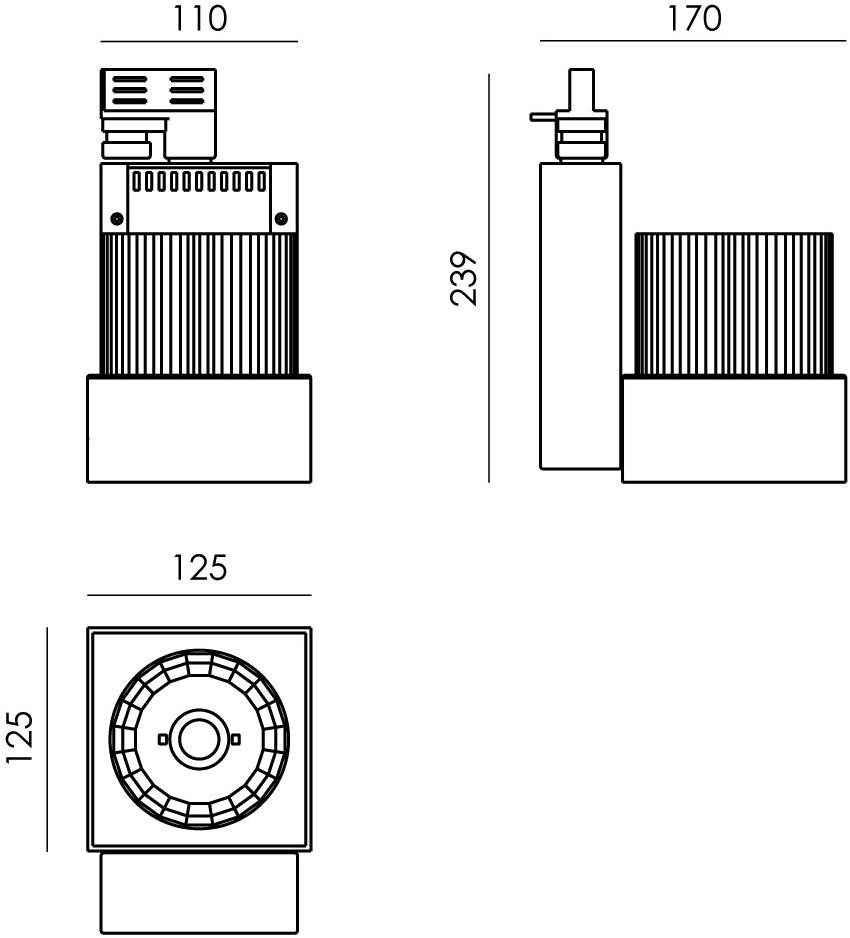 NEXO LUCE Светодиодное освещение дорожек Track nexo luce 2063 - Вид №2
