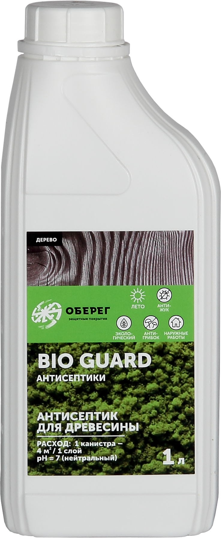 90469443 Антисептик для дерева BioGuard 1 л STLM-0239222 ОБЕРЕГ