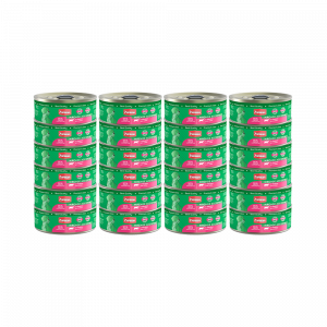 УТ0005261*24 Корм для собак Мясное ассорти язык, с кольцом конс. 100г (упаковка - 24 шт) ЧЕТВЕРОНОГИЙ ГУРМАН