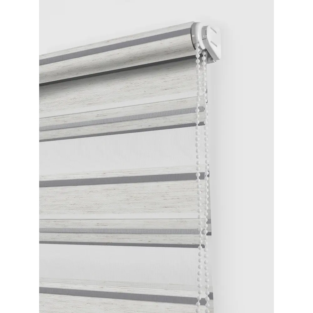 Штора рулонная день-ночь Granada 140x175 см серая MIAMOZA Коллекция 2024г STLM-2134714 - Вид №1