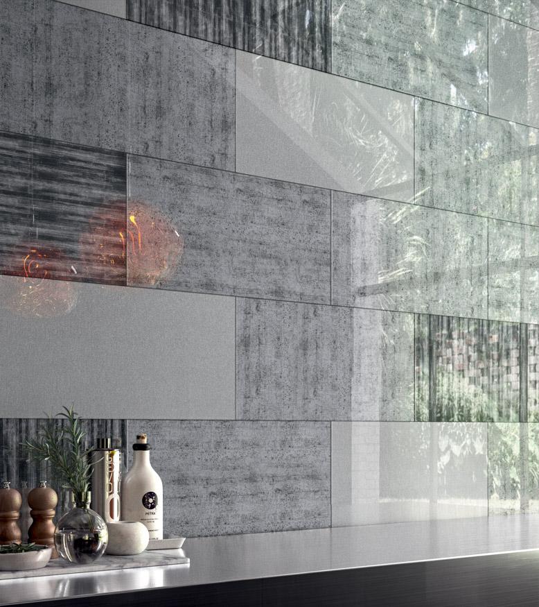 SICIS Pergamino Grey Vetrite Tile sun-id-1991282 - Вид №1