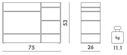 Самонесущий книжный шкаф PMMA Kartell Kartell by Laufen ARCH-00126492 - Вид №31