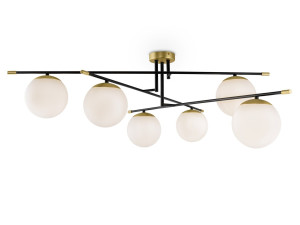 Потолочный светильник из травленного стекла