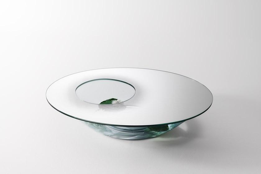 Glas Italia Овальный журнальный столик из хрусталя sun-id-1430906 - Вид №4