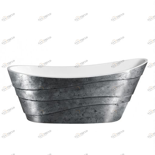 Ванна акриловая отдельностоящая Treasure Silver Lagard ALYA lgd-alya-ts