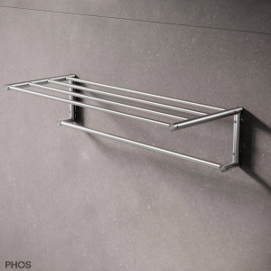 G18-700-B Полотенцесушитель g18 с 4 перекладинами и 1 полотенцесушителем - ширина 70 см PHOS