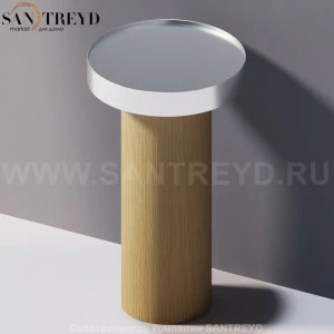 Agape GEMMA Контейнер или опора под небольшой столик под натуральный дуб ACOM251RT