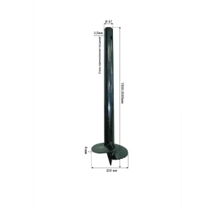 Свая винтовая 57x2000 мм