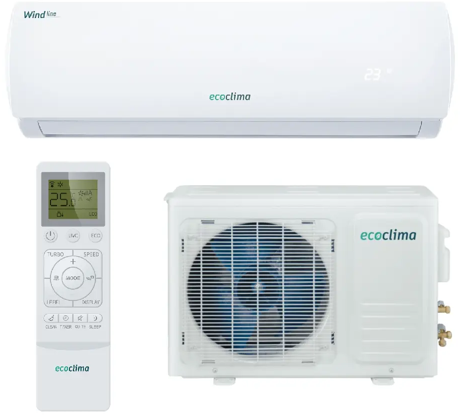 90580772 Сплит-система Ecoclima EC-12QC/ECW-12QC 12K BTU охлаждение/обогрев STLM-0293895