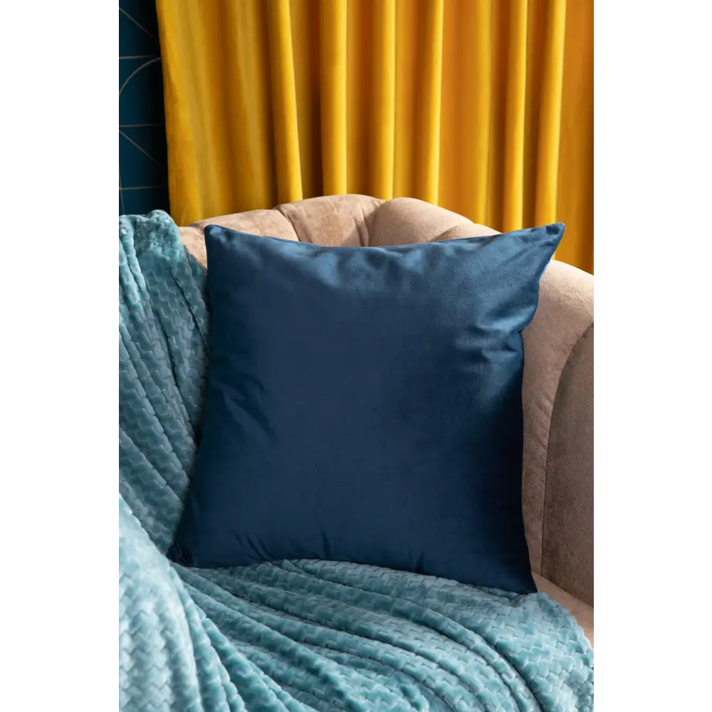 Подушка Inspire Manchester 40x40 см цвет синий Nemo 82609285 STLM-2046786  - Вид №3