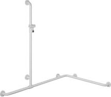 801.34.1462 Карниз с потолочным подвесом и занавеской для душа HEWI Serie 477/801  - Вид №11