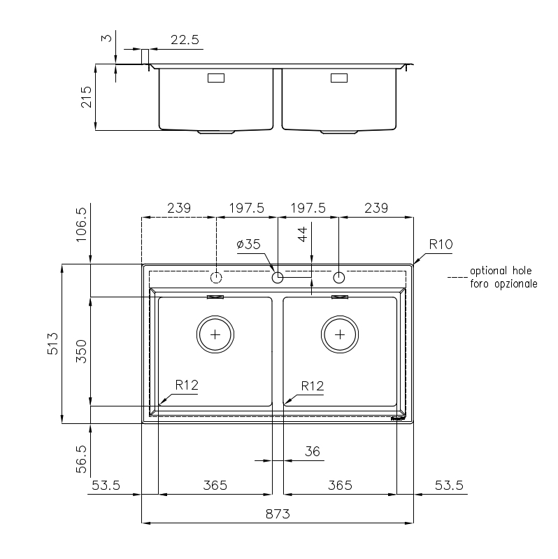 4502050 Полоса для раковины 4502050 Fosterspa  - Вид №1