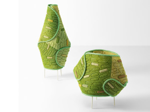 Напольная лампа для наружного и внутреннего освещения из ткани Maris