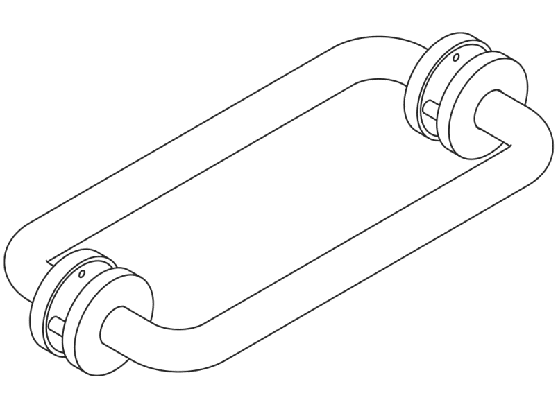 111.250BG.21 Мебельная ручка ø 20 мм HEWI USA Produkte  - Вид №17