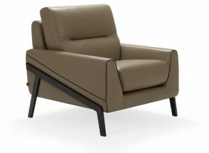 Fenabel Кожаное кресло с подлокотниками Joe