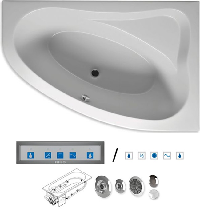 BA6700500000000_pro6 Гидромассажная ванна Riho Lyra Santreyd - Вид №2