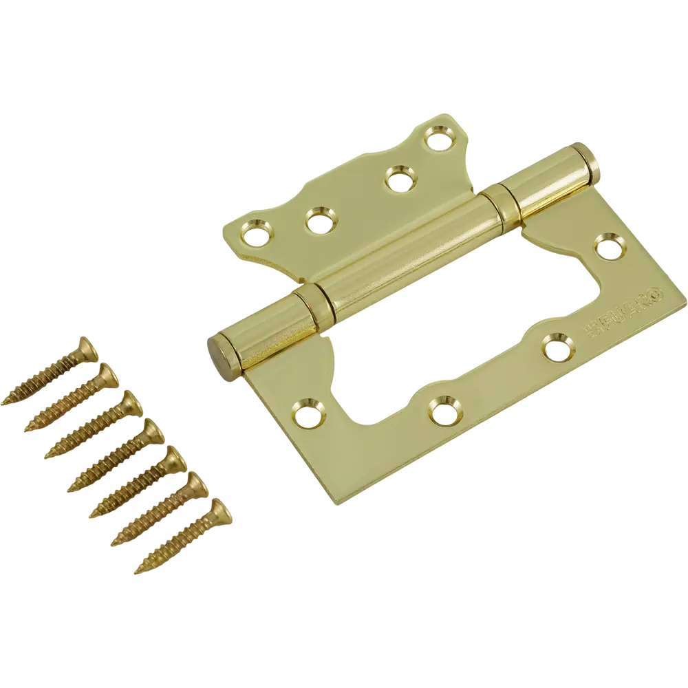 82105965 Петля без врезки N100500/2BB-PB/BL 100x75x2.5 мм сталь цвет золото STLM-0019060 FUARO Home - Вид №2