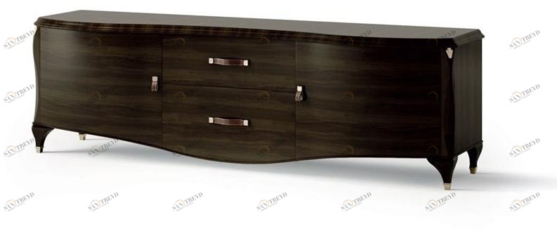 Carpanese Home Тумба под ТВ с распашными дверцами с ящиками Heritage 6627