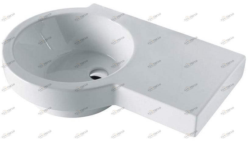 Подвесная раковина настенная овальная Olympia Ceramica TUTTO EVO белая sun-id-1469385