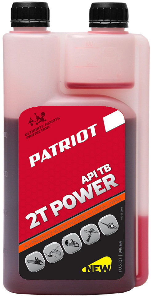90275712 Масло минеральное POWER ACTIVE 2T дозаторное 0.946л STLM-0162665 PATRIOT