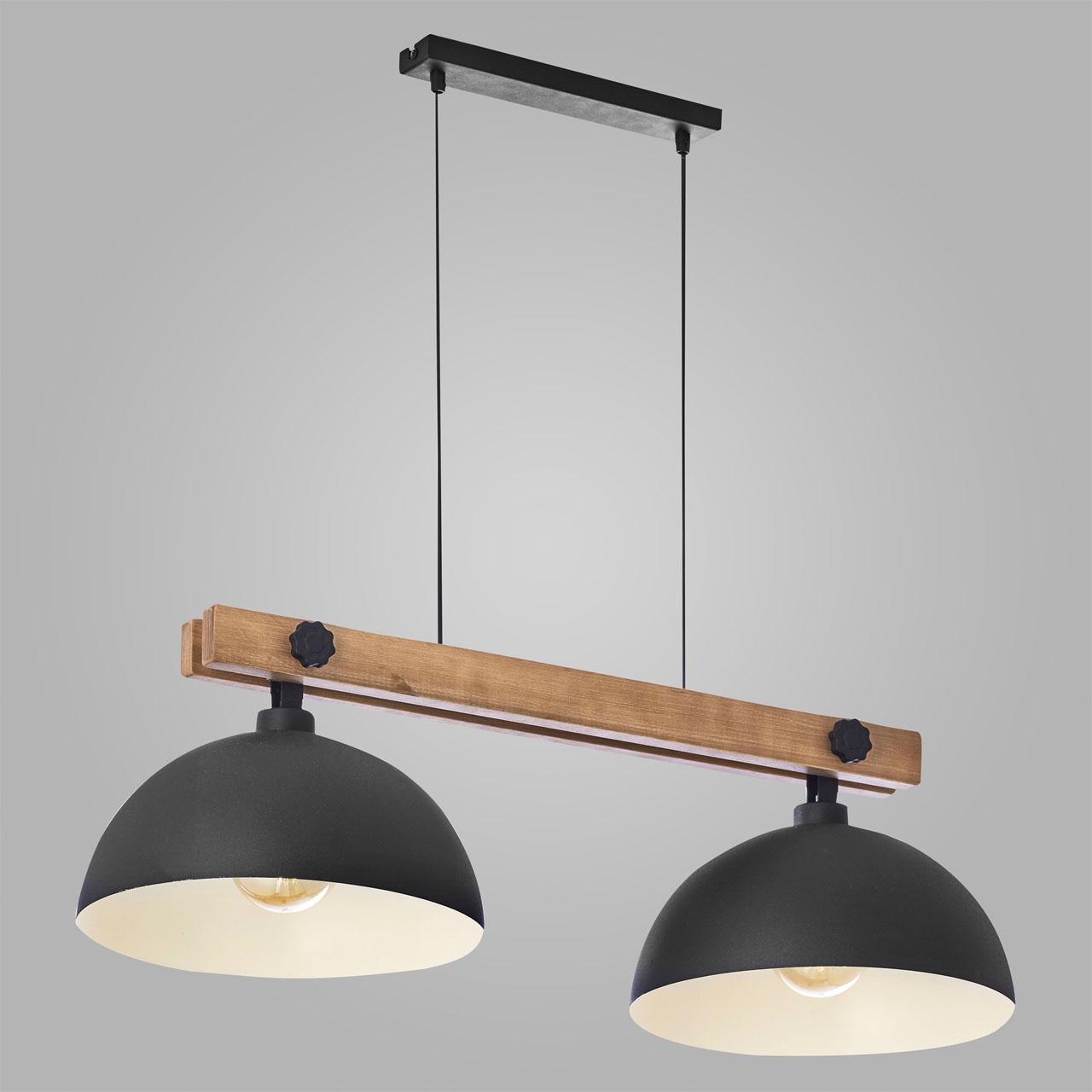 Подвесной светильник черный Oslo 2572 Oslo TK LIGHTING ДИЗАЙНЕРСКИЕ, OSLO 00-3889596 Коричневый;черный  - Вид №1