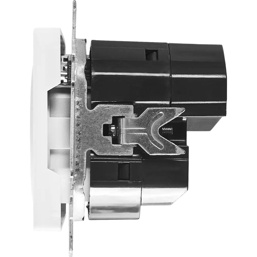 Розетка USB IEK Brite для скрытого монтажа с заземлением 87761533 STLM-1102712 - Вид №2