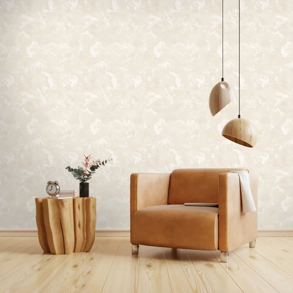 Флизелиновые обои Erismann Amalia бежевые 1.06 м 89398956 STLM-1484887 - Вид №3