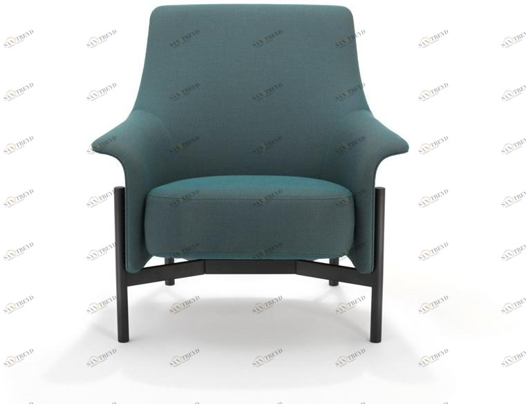 BENE Кресло из ткани с подлокотниками Ports sun-id-1401050