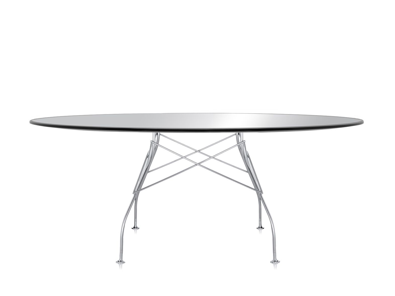 Овальный стеклянный обеденный стол Kartell GLOSSY ARCH-00113239