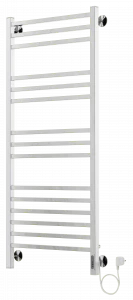 4660059580241 ЭЛЕКТРИКА Ватикан П15 550х1300 (6+3+3+3) электро (new встроен.диммер) Полотенцесушитель TERMINUS RAL 9005 матовый