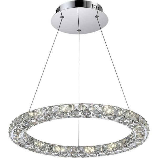 Подвесной светодиодный светильник Globo Marilyn I 67037-24 GLOBO ДИЗАЙНЕРСКИЕ, MARILYN I 101505 Хром Ceramica Globo  - Вид №1