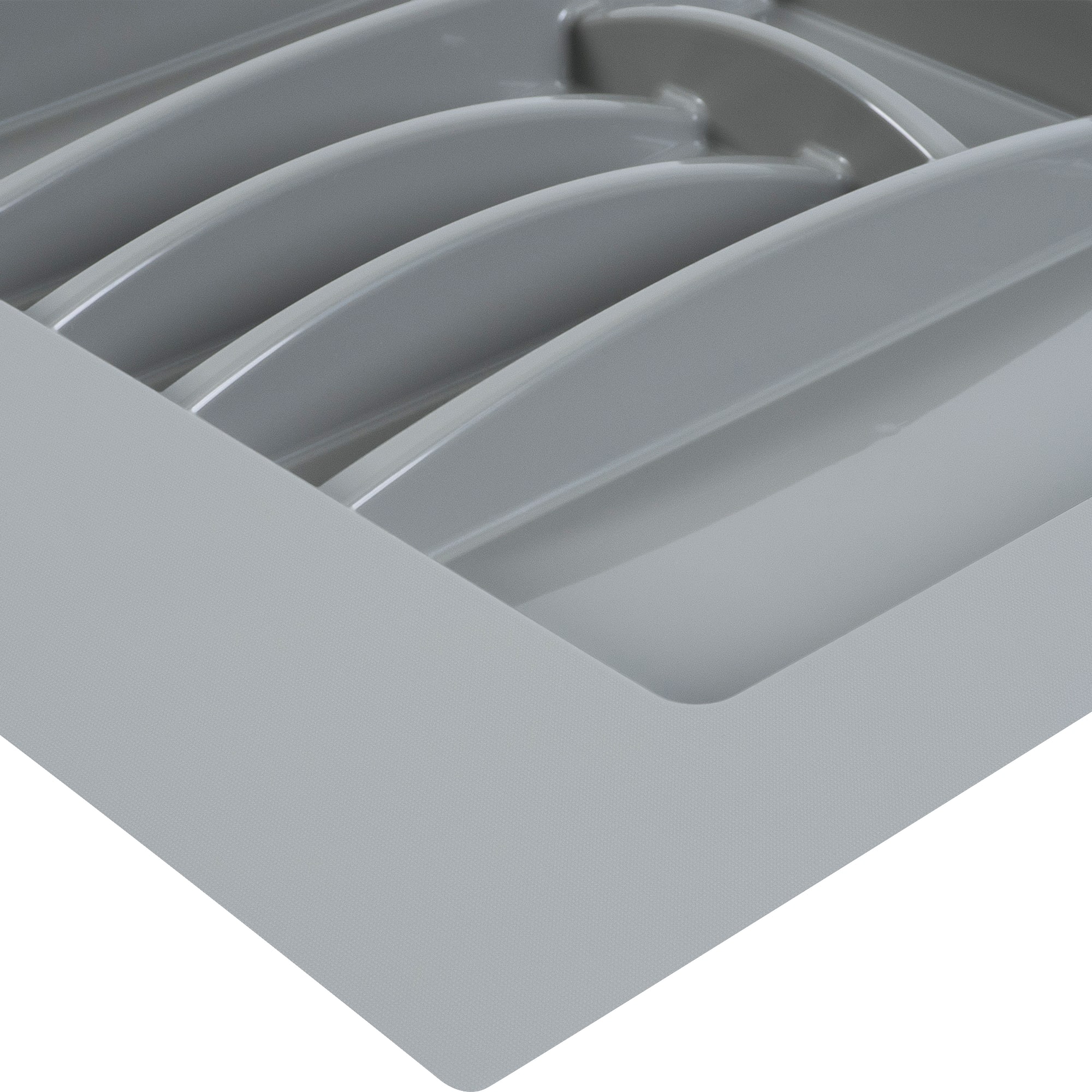 18691452 Лоток для столовых приборов для ящика 600 мм, пластик, цвет серый Santreyd  - Вид №1