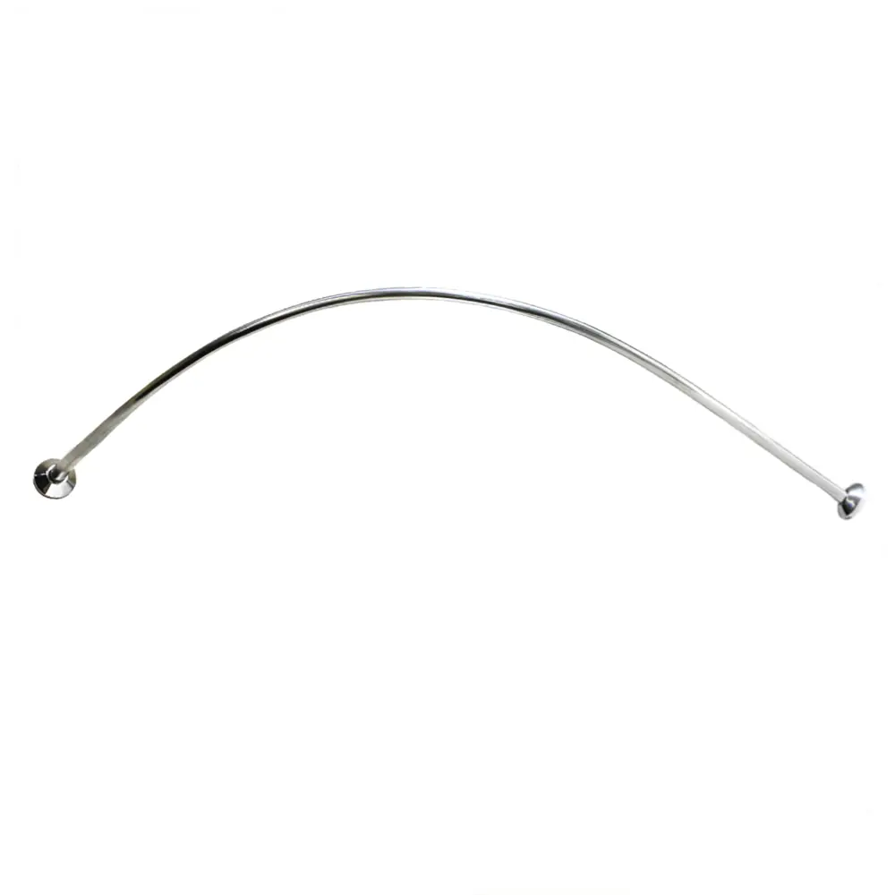 Карниз для ванной Go Go 150x150 см цвет хром STLM-2130348