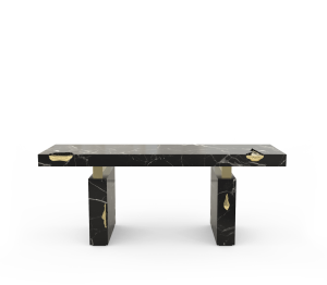 0-014 Рабочий стол Empire Nero Marquina Boca Do Lobo