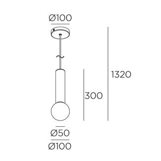 Подвесной светильник из стали и стекла LedsC4 туман ARCH-00104814 - Вид №4