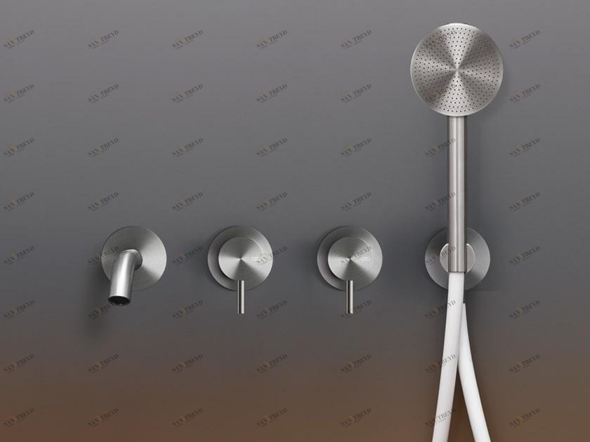 Ceadesign Настенный комплект из 2 смесителей для ванны с ручным душем Milo360 Mil 44h