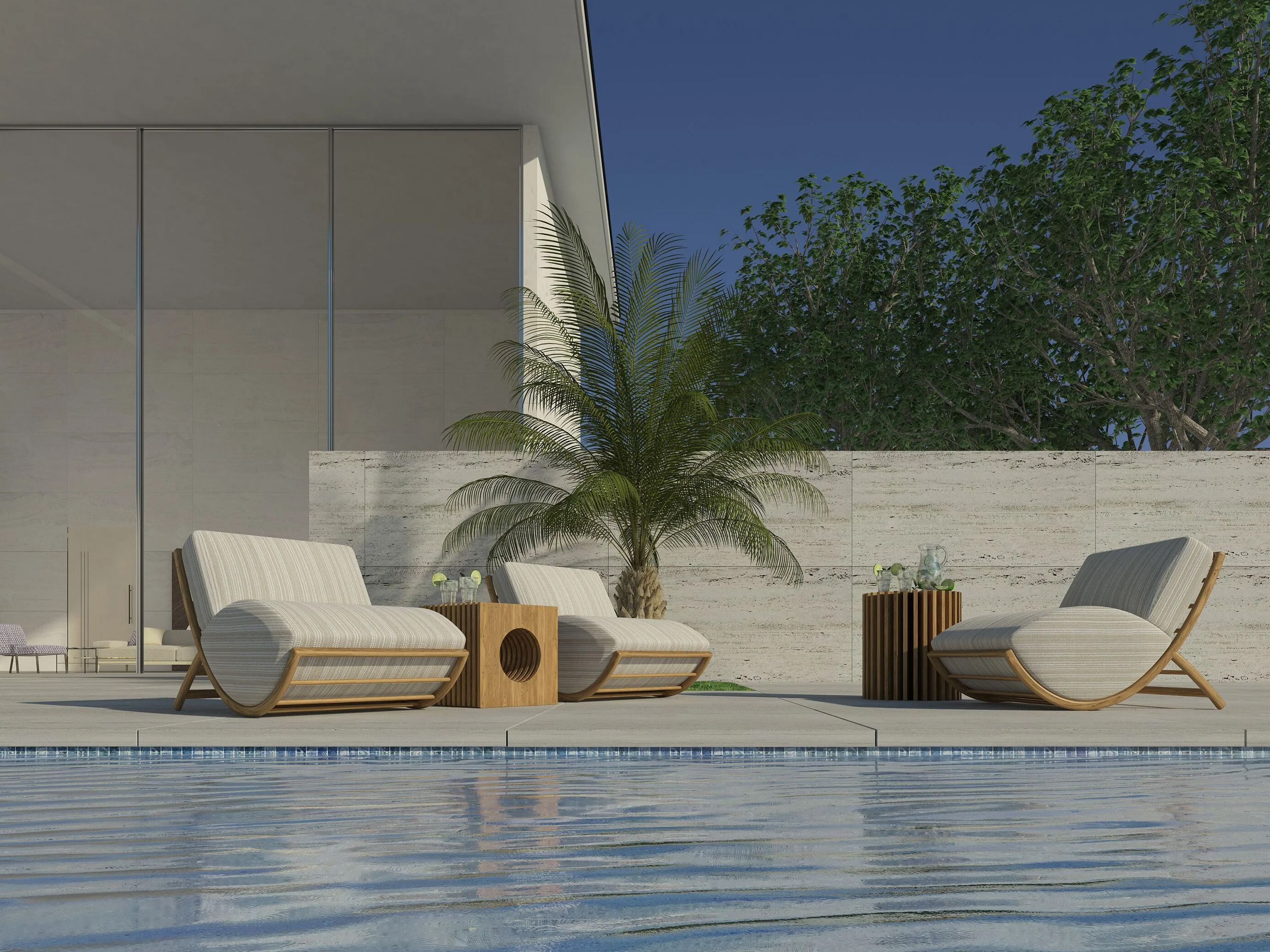 Ткань открытый стул RIVATELIER Nemo ARCH-00129190 - Вид №3