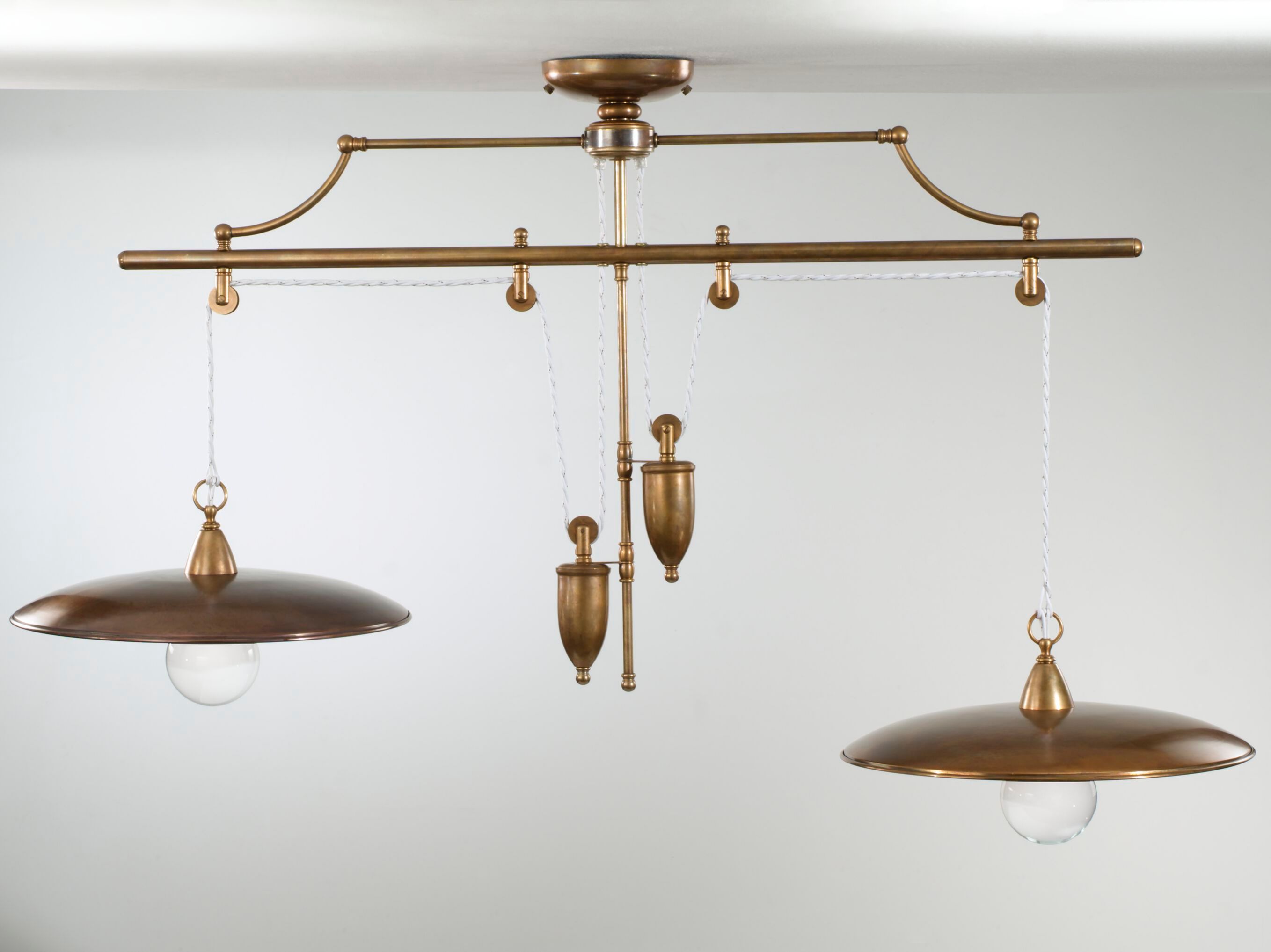 Регулируемая латунная светодиодная потолочная лампа Cremasco Illuminazione Венецианская традиция ARCH-00128765 - Вид №1