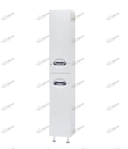 Пенал - 31 прав. Жасмин белая эмаль  без корзины MISTY 2312203