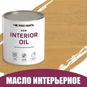 91314431 Масло для стен и потолков быстросохнущее Profipaints Eco Interior Oil 2.7л Клен STLM-0852868