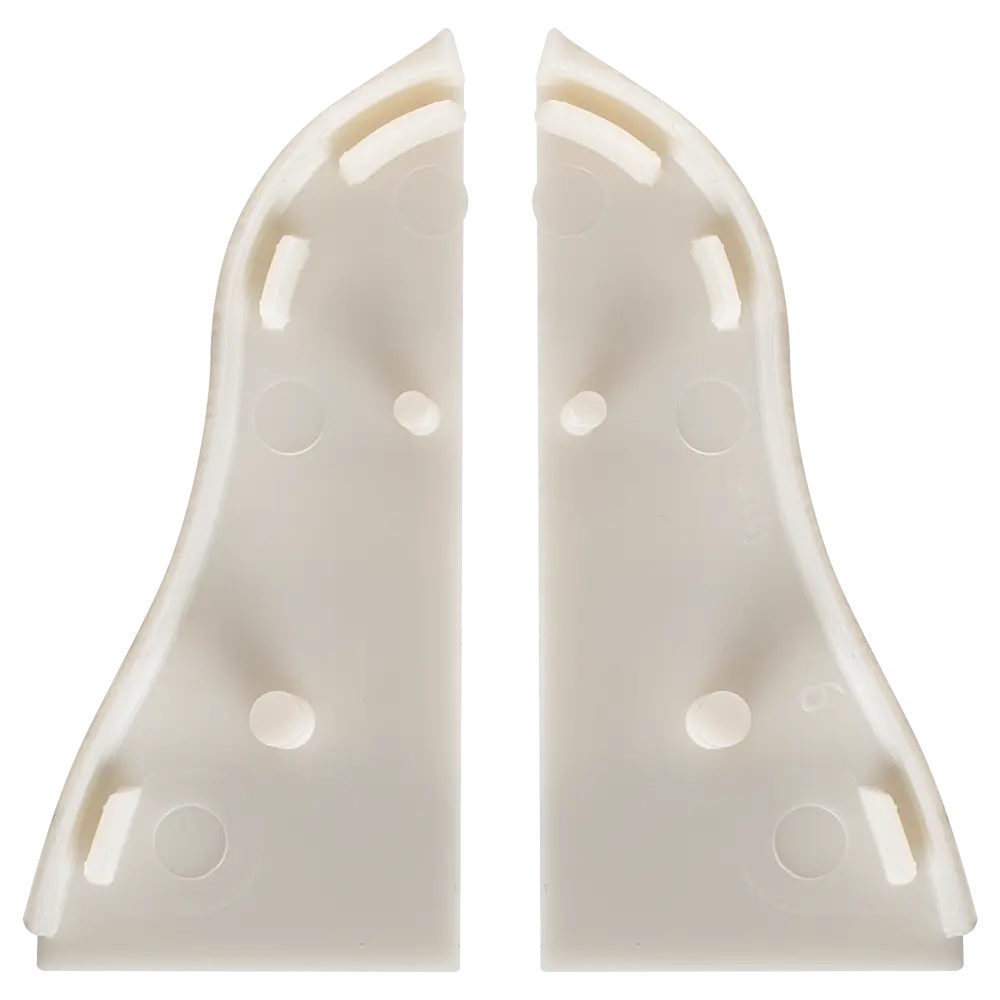 Заглушка для плинтуса Pro Дом 5.5 см ПВХ цвет дуб молочный Santreyd STLM-2023999 - Вид №1